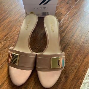 Nine West sandals, size 8, real leather